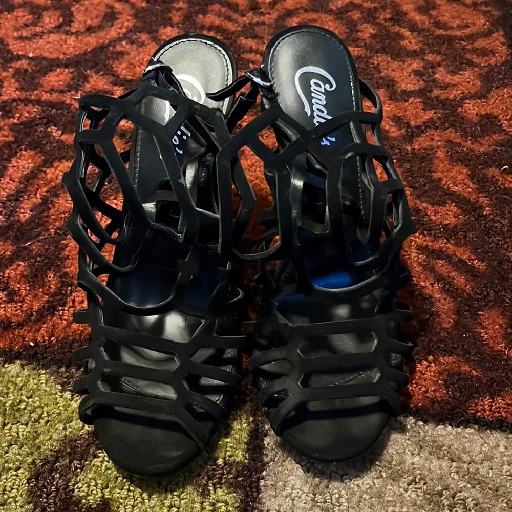 Candies Heels Black size 8.5!!